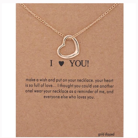 "I love you" necklace ❤️ - Picture 1 of 1
